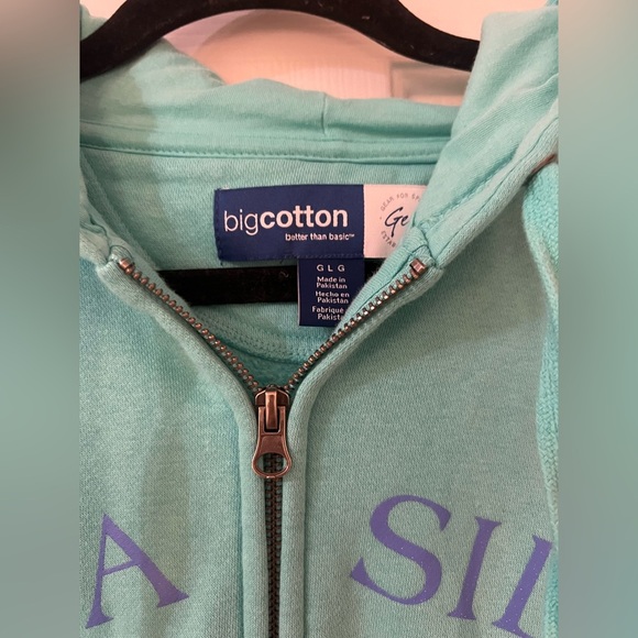 Seaside 30A Teal Zip-Up Hoodie - Picture 2 of 3